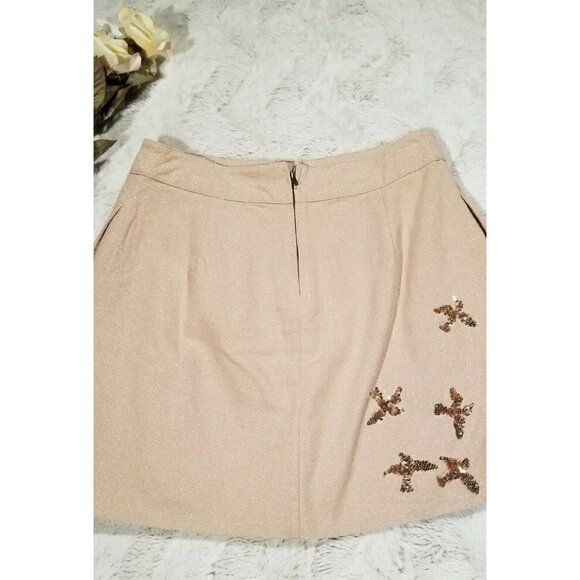 Leifnotes Blush Pink Cotton Blend Sequin Bird Sz 2 - Picture 7 of 11